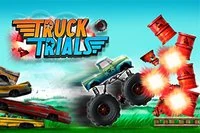 Klara intensiva hinderbanor i Truck Trials