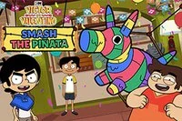 Victor och Valentino älskar att leka med pinatas och samla godis