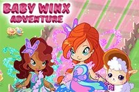 Se hur långt du kan komma i Winx Club Baby Adventure