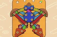 Välkommen till Wood & Screw Puzzle, där pussel möter glädjen med skruvar!