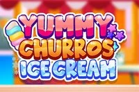Yummy Churros Ice Cream - ett gott glasspel att förbereda och äta