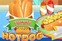Yummy Hotdog är ett kockspel där du gör en smaklig varmkorv från grunden